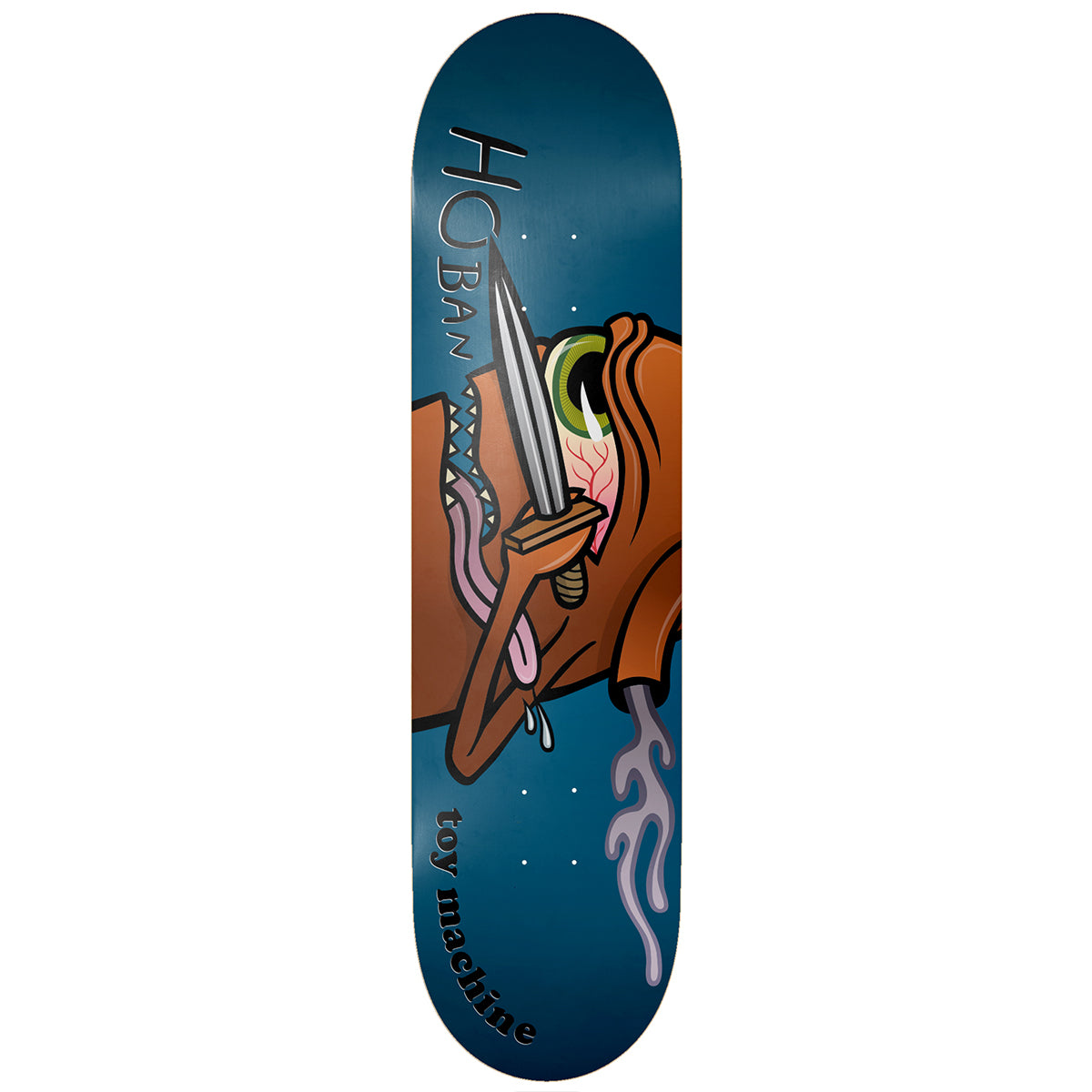 Toy Machine Braden Hoban Vengeance Skateboard Deck 8.38" Blue