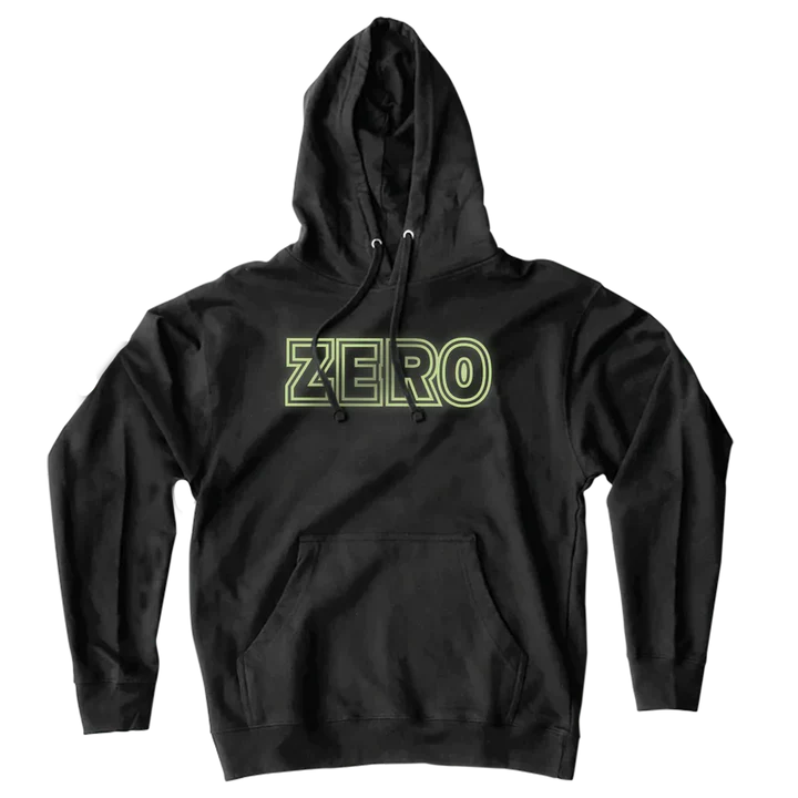 Zero Bold Glow in the Dark Hoodie Black